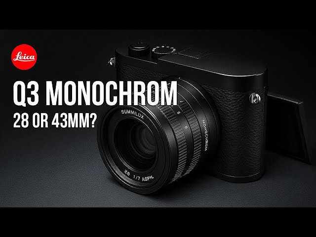 découvrez le leica q3 monochrom, un appareil photo compact en noir et blanc offrant une qualité d'image exceptionnelle et un design élégant pour les passionnés de photographie monochrome.
