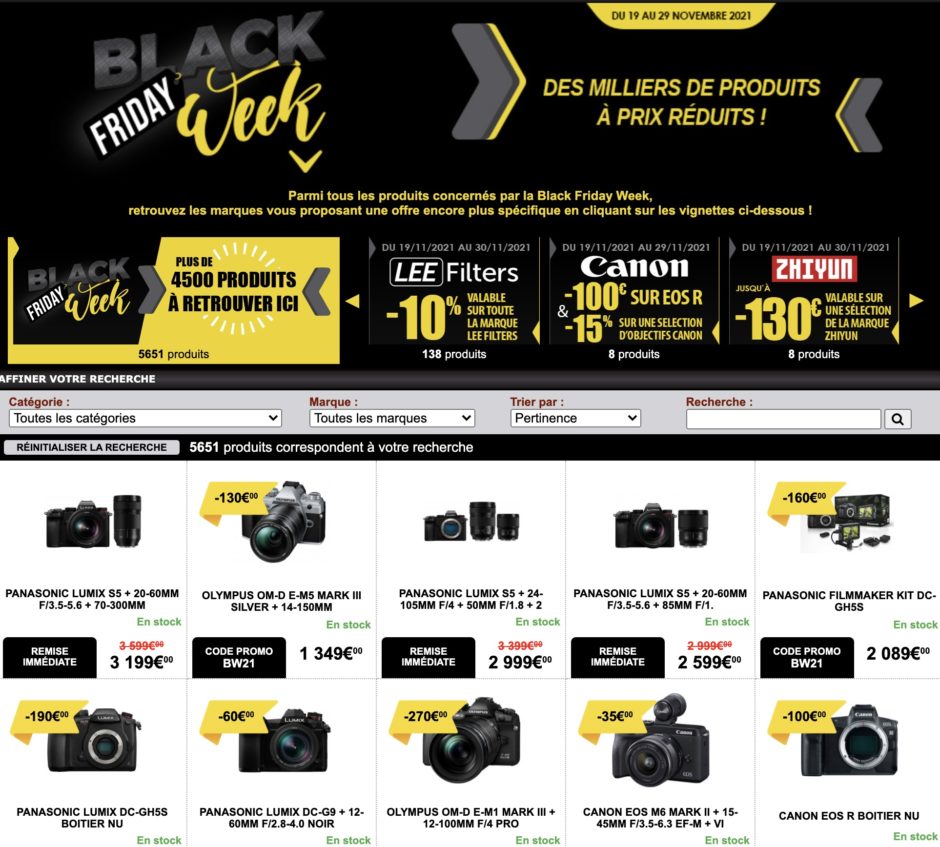 profitez du black friday chez digit-photo : 12 € offerts pour chaque tranche de 100 € d'achat. des offres exclusives à ne pas manquer pour vos produits photo préférés !