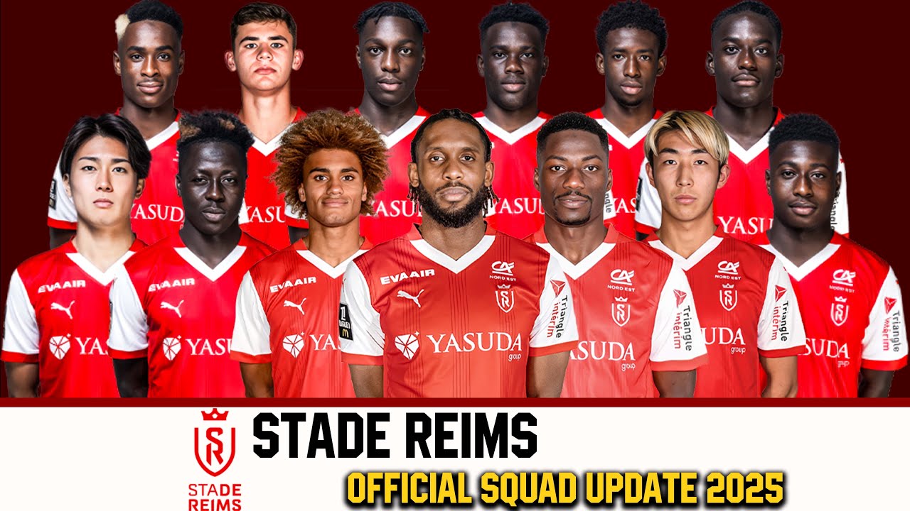 découvrez la photo officielle du stade de reims pour la saison 2025/26, avec toute l'équipe et les joueurs prêts à défendre les couleurs du club.