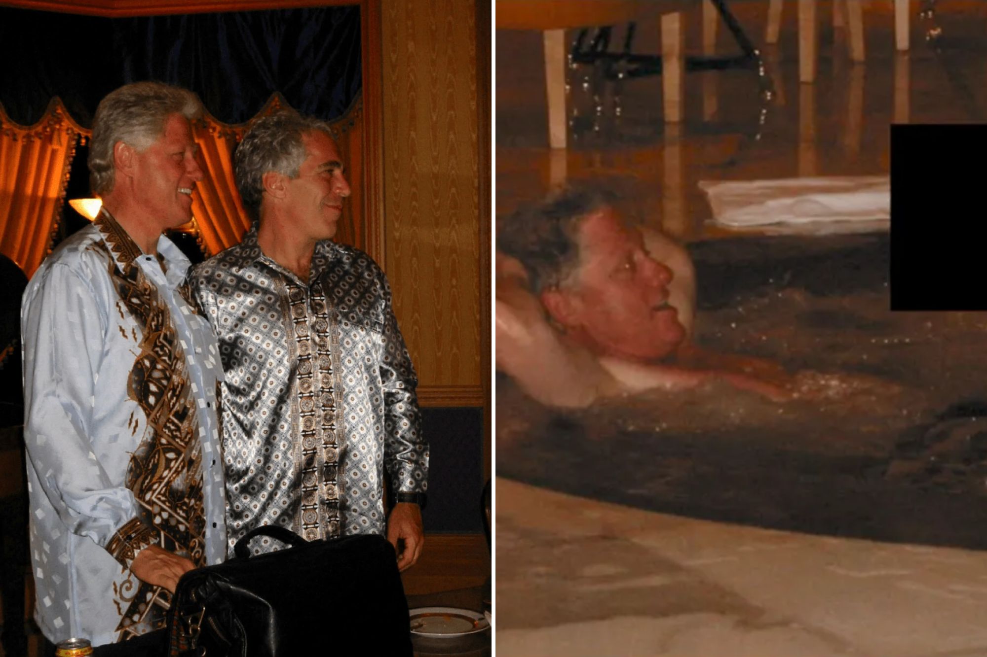 découvrez les révélations autour de la photo controversée de bill clinton dans le jacuzzi d'epstein et ce que cela implique.