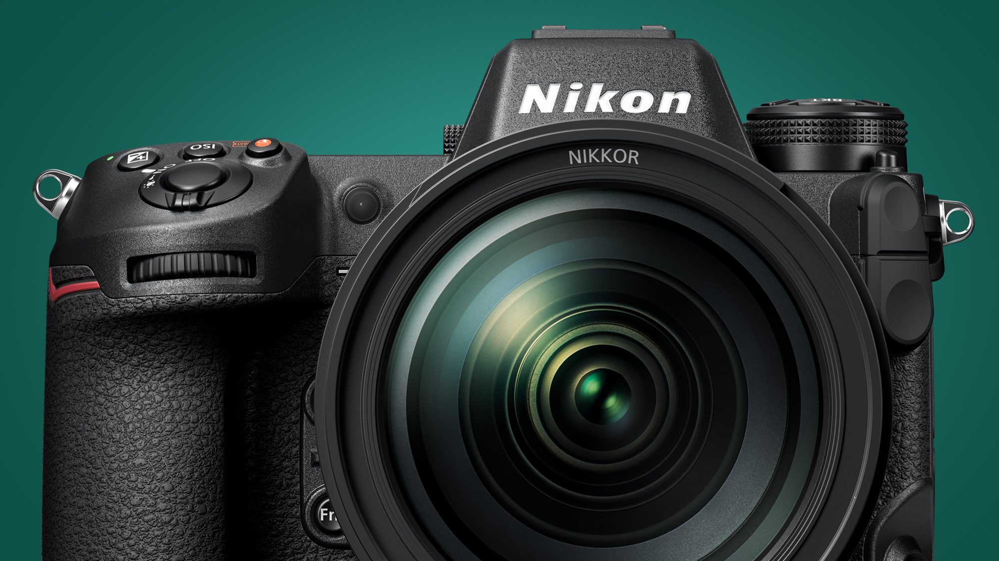 Boîtier Nikon Z en monture Z posé sur un fond sombre, illustration des rumeurs Nikon
